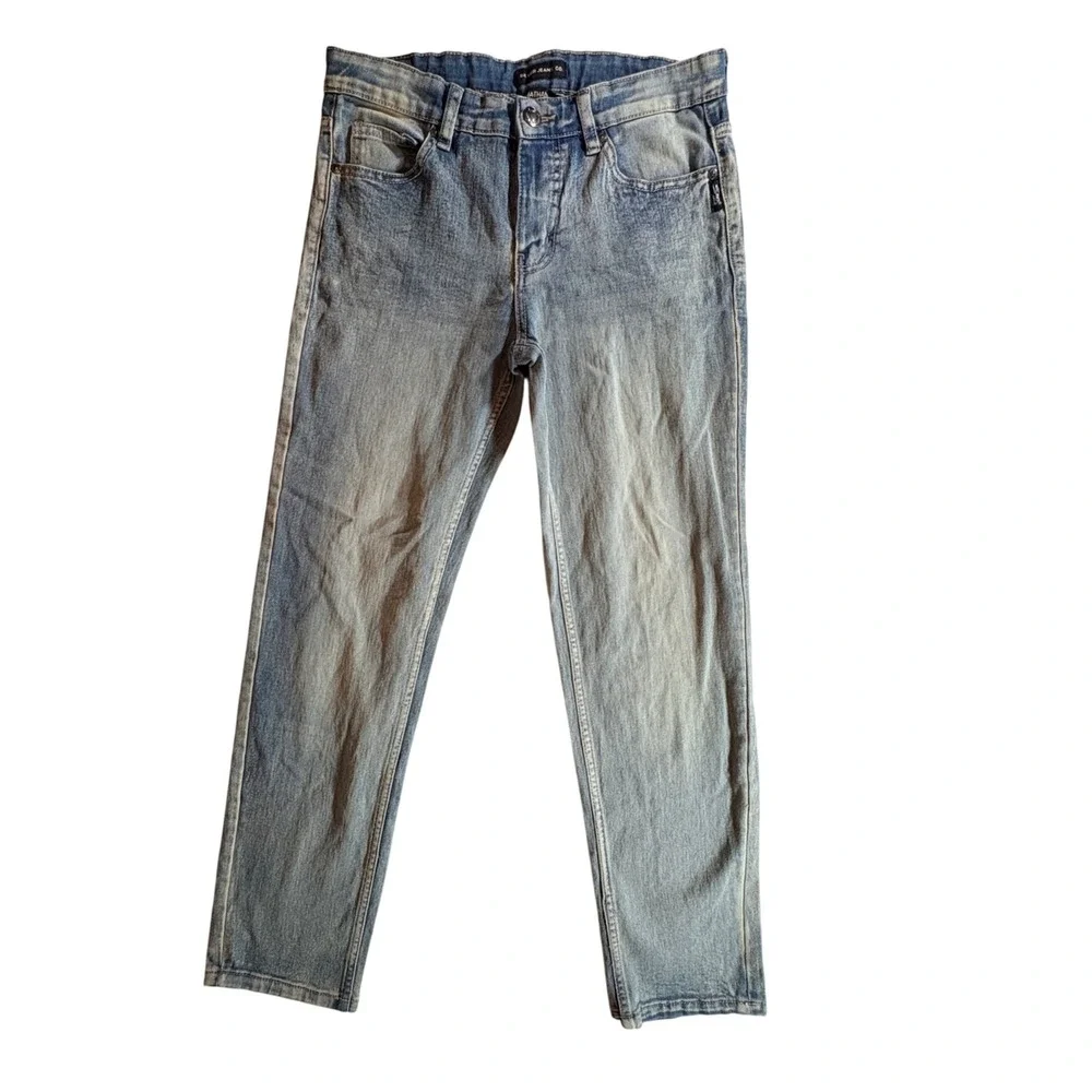 Silver Jeans Co Nathan Slim Fit Jeans Boys Size 14 Light Wash Stretch Denim
